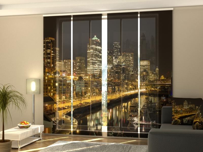 Set di 4 Tende a Pannello New York acquistare Set di 4 Tende a Pannello New York — Foto