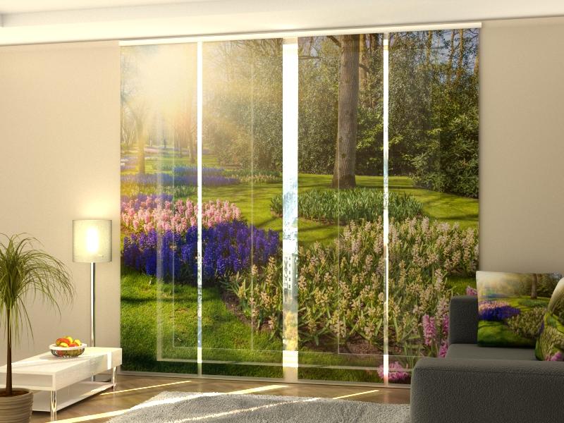 Set di 4 Tende a Pannello Olanda in Primavera acquistare Set di 4 Tende a Pannello Olanda in Primavera — Foto