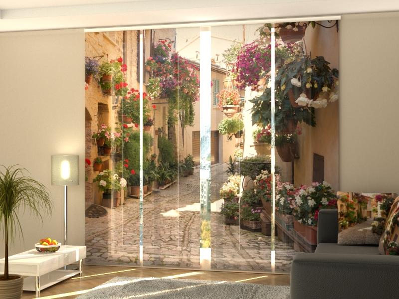 Set di 4 Tende a Pannello Giornata Soleggiata in Italia acquistare Set di 4 Tende a Pannello Giornata Soleggiata in Italia — Foto