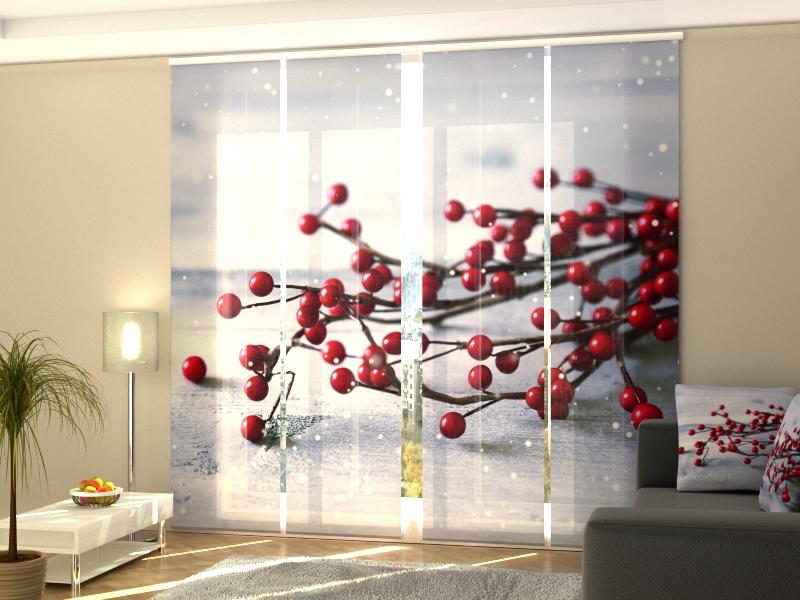 Set di 4 Tende a Pannello Decorazioni Natalizie acquistare Set di 4 Tende a Pannello Decorazioni Natalizie — Foto