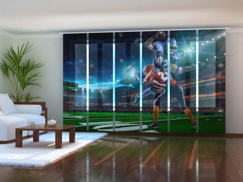 Set di 6 Tende a Pannello Football Americano nello Stadio Olimpico acquistare Set di 6 Tende a Pannello Football Americano nello Stadio Olimpico — Foto