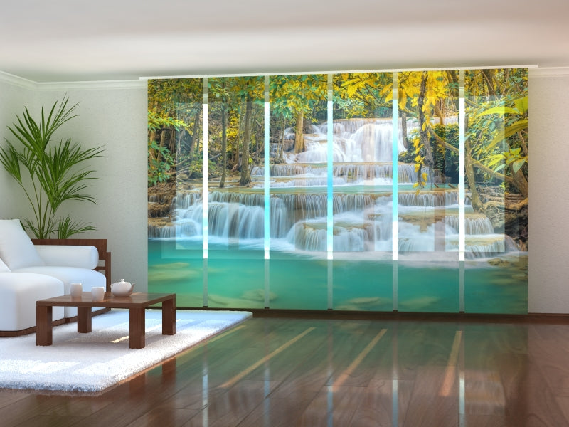 Set di 6 Tende a Pannello Thailandia in Autunno acquistare Set di 6 Tende a Pannello Thailandia in Autunno — Foto