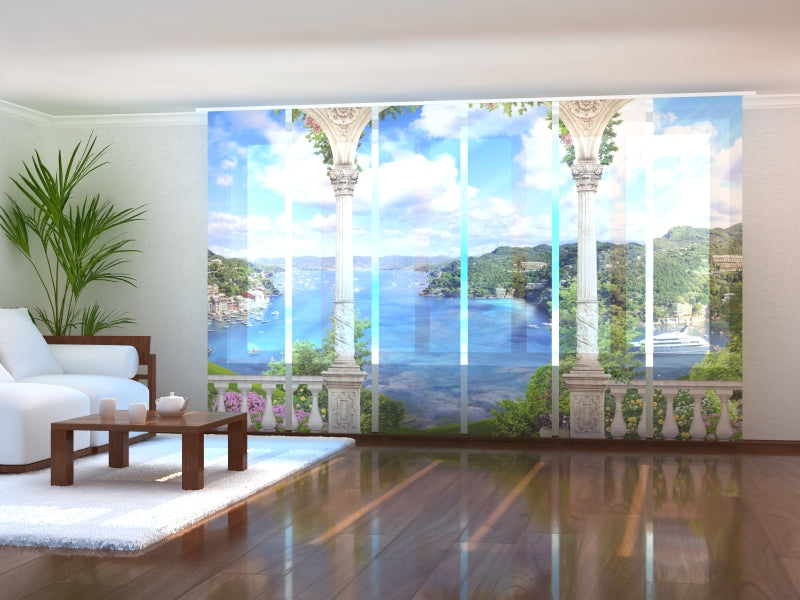 Set di 6 Tende a Pannello Fantastica Croazia acquistare Set di 6 Tende a Pannello Fantastica Croazia — Foto