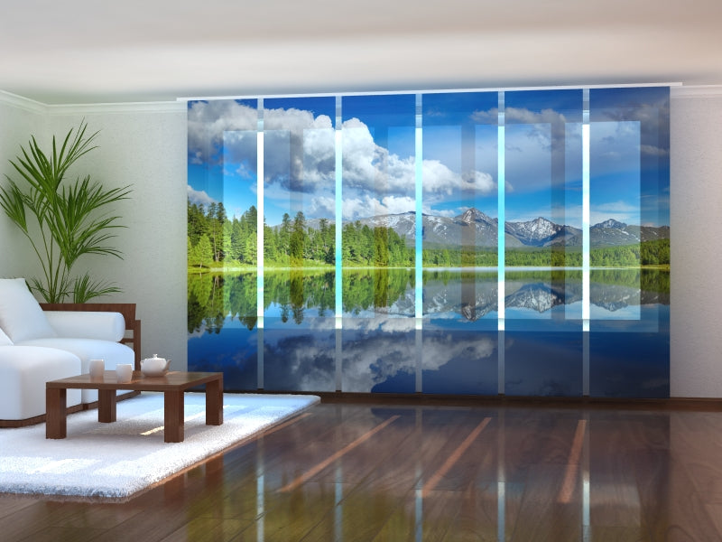 Set di 6 Tende a Pannello Bellissimo Altai acquistare Set di 6 Tende a Pannello Bellissimo Altai — Foto