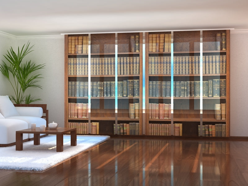 Set di 6 Tende a Pannello Libreria acquistare Set di 6 Tende a Pannello Libreria — Foto