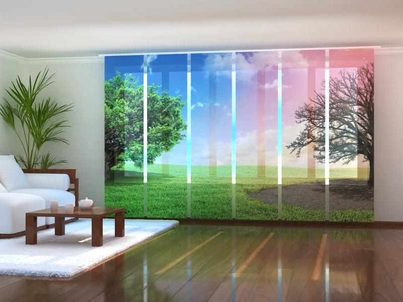 Set di 6 Tende a Pannello Cambiamenti acquistare Set di 6 Tende a Pannello Cambiamenti — Foto