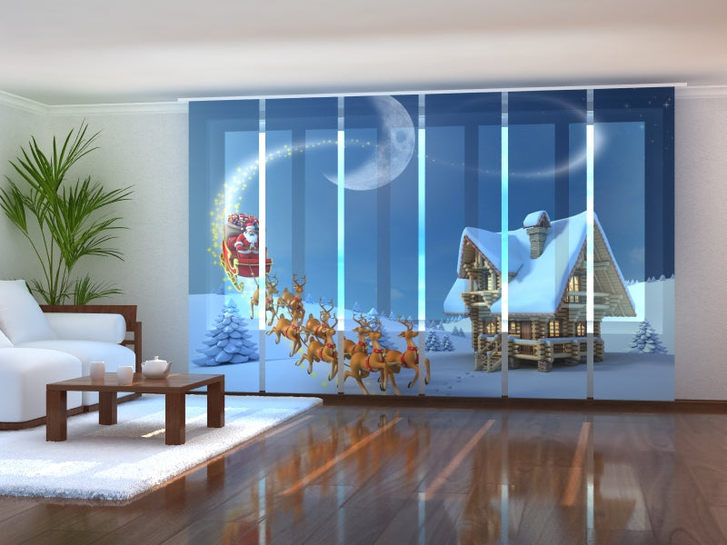 Set di 6 Tende a Pannello Racconto Natalizio acquistare Set di 6 Tende a Pannello Racconto Natalizio — Foto