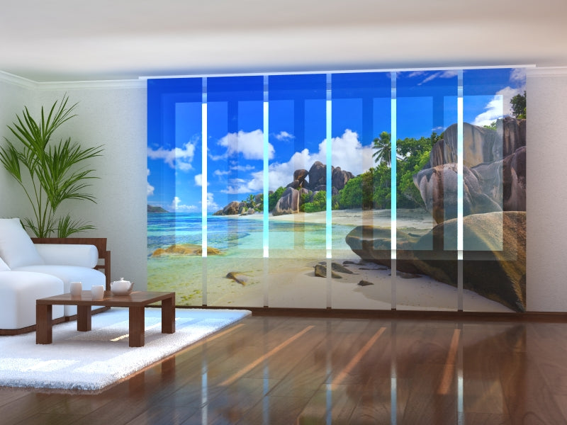 Set di 6 Tende a Pannello Mondo Compatto acquistare Set di 6 Tende a Pannello Mondo Compatto — Foto