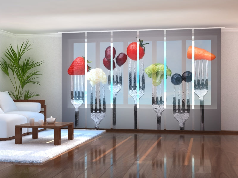 Set di 6 Tende a Pannello Forchette acquistare Set di 6 Tende a Pannello Forchette — Foto