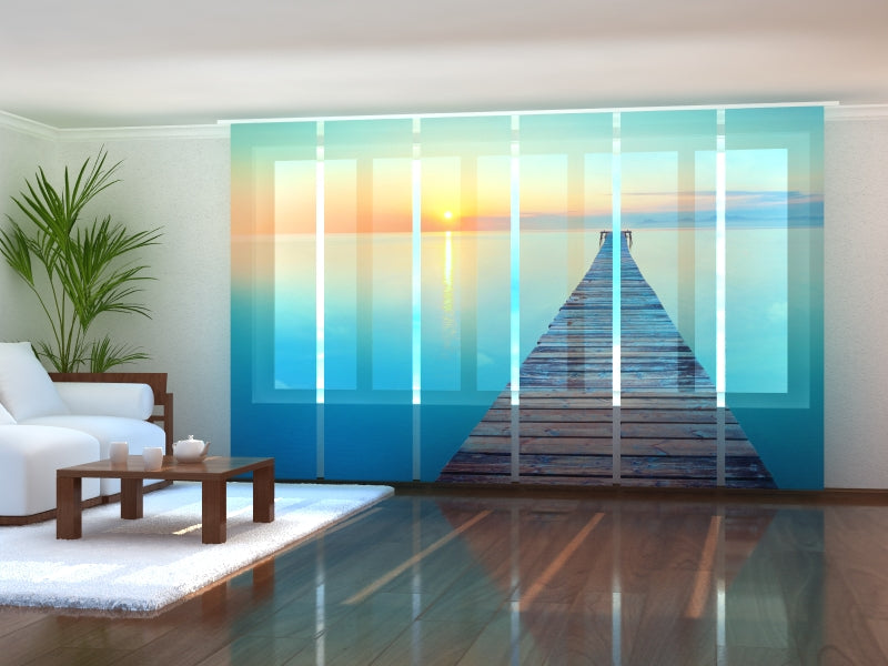 Set di 6 Tende a Pannello Tempo di Armonia acquistare Set di 6 Tende a Pannello Tempo di Armonia — Foto