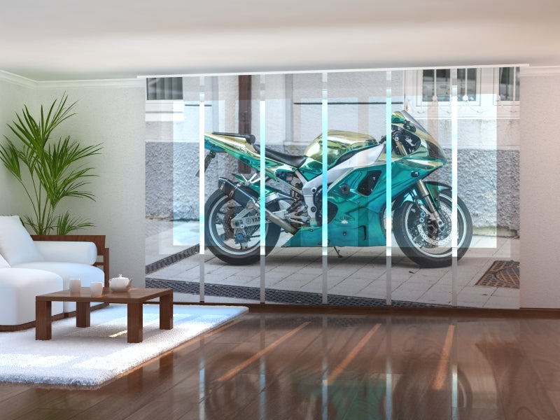 Set di 6 Tende a Pannello Moto Yamaha acquistare Set di 6 Tende a Pannello Moto Yamaha — Foto