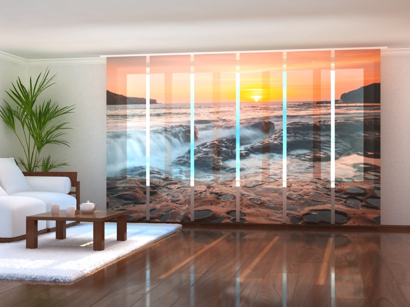 Set di 6 Tende a Pannello Alba Estiva in Australia acquistare Set di 6 Tende a Pannello Alba Estiva in Australia — Foto