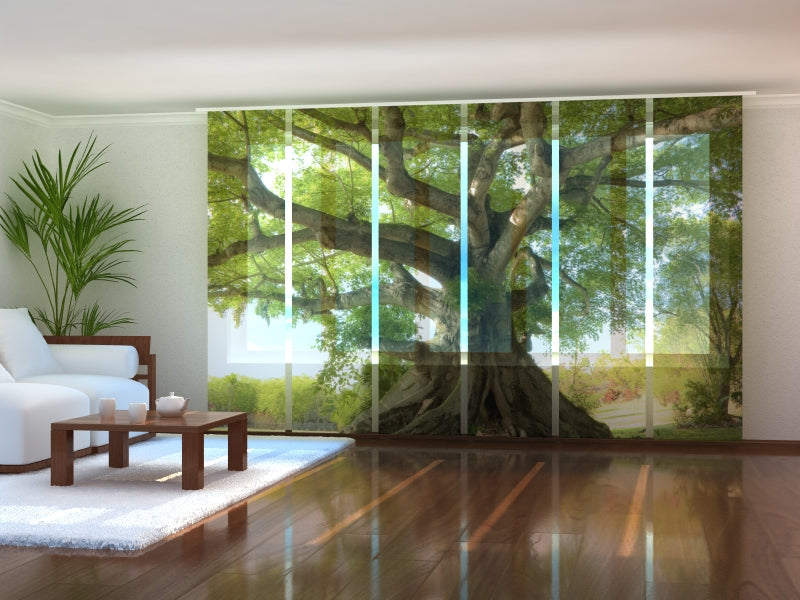 Set di 6 Tende a Pannello Albero Della Vita acquistare Set di 6 Tende a Pannello Albero Della Vita — Foto