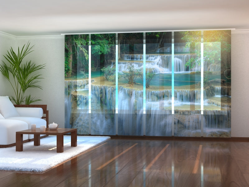 Set di 6 Tende a Pannello Cascata a Kanchaburi 2 acquistare Set di 6 Tende a Pannello Cascata a Kanchaburi 2 — Foto