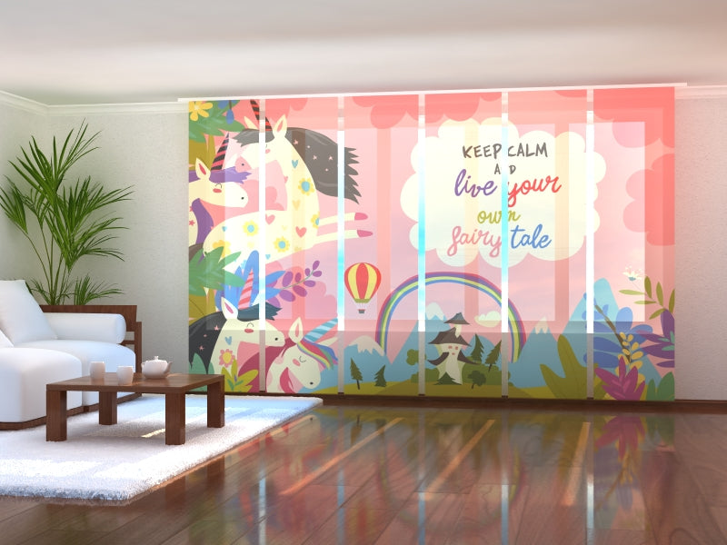 Set di 6 Tende a Pannello La Tua Favola acquistare Set di 6 Tende a Pannello La Tua Favola — Foto