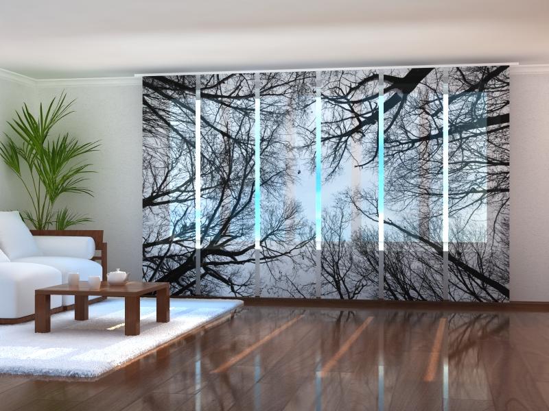 Set di 6 Tende a Pannello Cielo di Febbraio acquistare Set di 6 Tende a Pannello Cielo di Febbraio — Foto