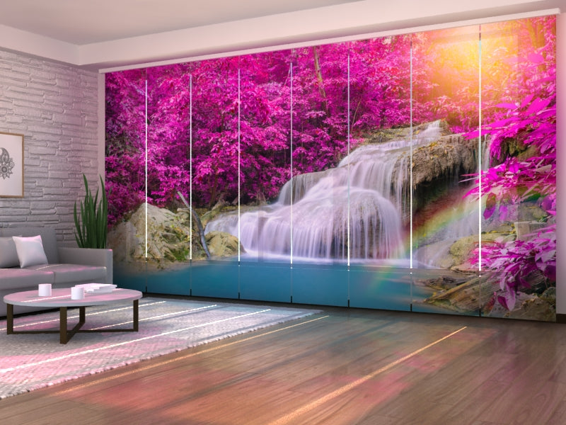 Set di 8 Tende a Pannello Meravigliosa Foresta 2 acquistare Set di 8 Tende a Pannello Meravigliosa Foresta 2 — Foto