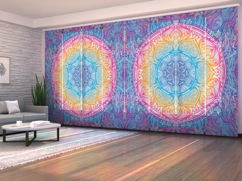 Set di 8 Tende a Pannello Mandala Indiano acquistare Set di 8 Tende a Pannello Mandala Indiano — Foto