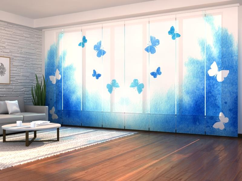 Set di 8 Tende a Pannello Farfalle ad Acquerello acquistare Set di 8 Tende a Pannello Farfalle ad Acquerello — Foto