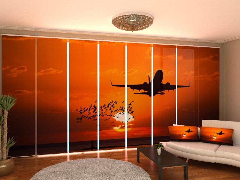 Set di 8 Tende a Pannello Volo acquistare Set di 8 Tende a Pannello Volo — Foto