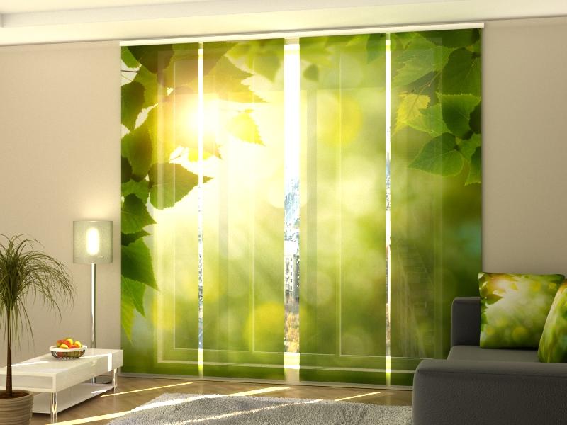 Set di 4 Tende a Pannello Sole Estivo acquistare Set di 4 Tende a Pannello Sole Estivo — Foto