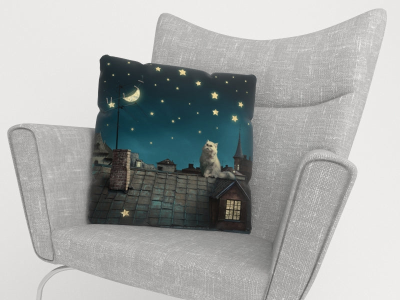 Federe per Cuscini Gatto sul Tetto acquistare Federe per Cuscini Gatto sul Tetto — Foto