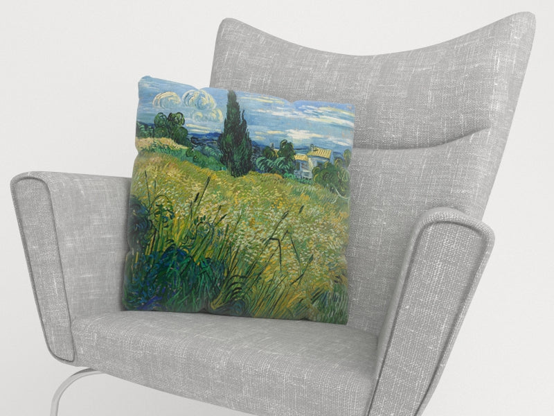 Federe per Cuscini Campo di Grano con Cipresso Vincent Van Gogh acquistare Federe per Cuscini Campo di Grano con Cipresso Vincent Van Gogh — Foto