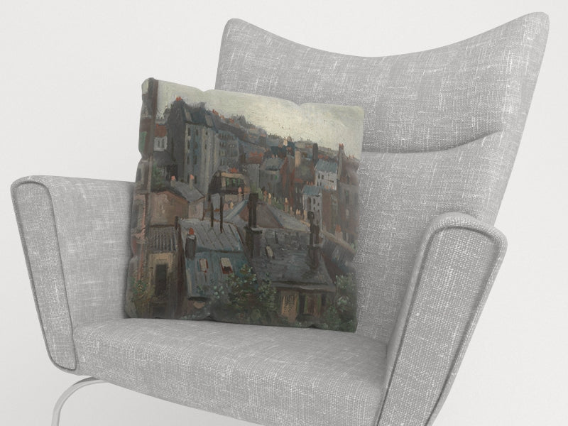 Federe per Cuscini Vista sui Tetti di Parigi Vincent Van Gogh acquistare Federe per Cuscini Vista sui Tetti di Parigi Vincent Van Gogh — Foto