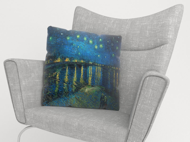 Federe per Cuscini Notte sul Rodano Vincent Van Gogh acquistare Federe per Cuscini Notte sul Rodano Vincent Van Gogh — Foto