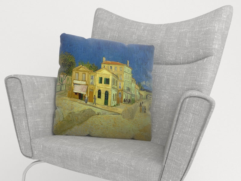 Federe per Cuscini La Casa Gialla Vincent Van Gogh acquistare Federe per Cuscini La Casa Gialla Vincent Van Gogh — Foto