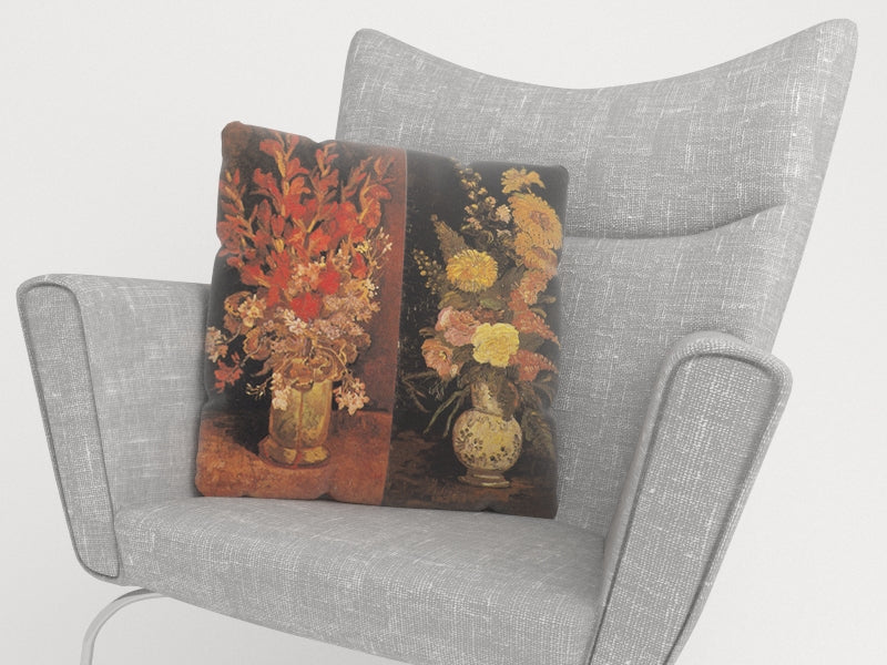 Federe per Cuscini Vaso con Astri, Salvia e Altri Fiori Vincent Van Gogh acquistare Federe per Cuscini Vaso con Astri, Salvia e Altri Fiori Vincent Van Gogh — Foto