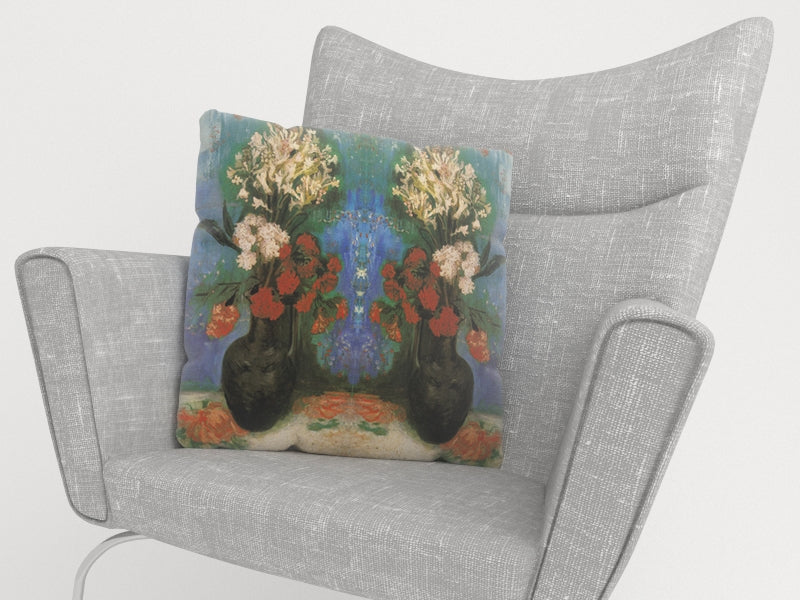 Federe per Cuscini Vaso con Garofani e Altri Fiori Vincent Van Gogh acquistare Federe per Cuscini Vaso con Garofani e Altri Fiori Vincent Van Gogh — Foto