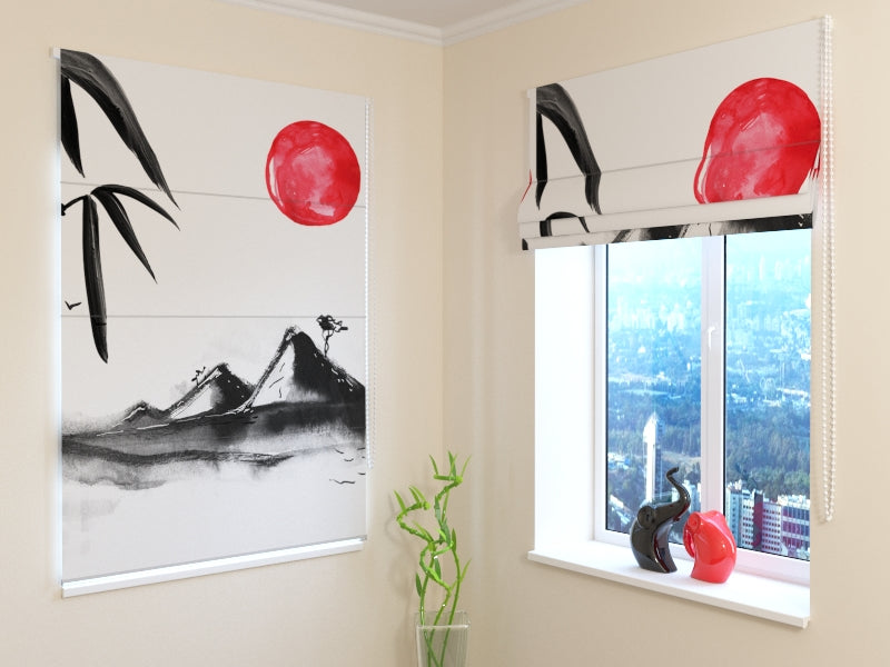 Tende a Pacchetto Magnifico Paesaggio Giapponese ad Acquerello acquistare Tende a Pacchetto Magnifico Paesaggio Giapponese ad Acquerello — Foto