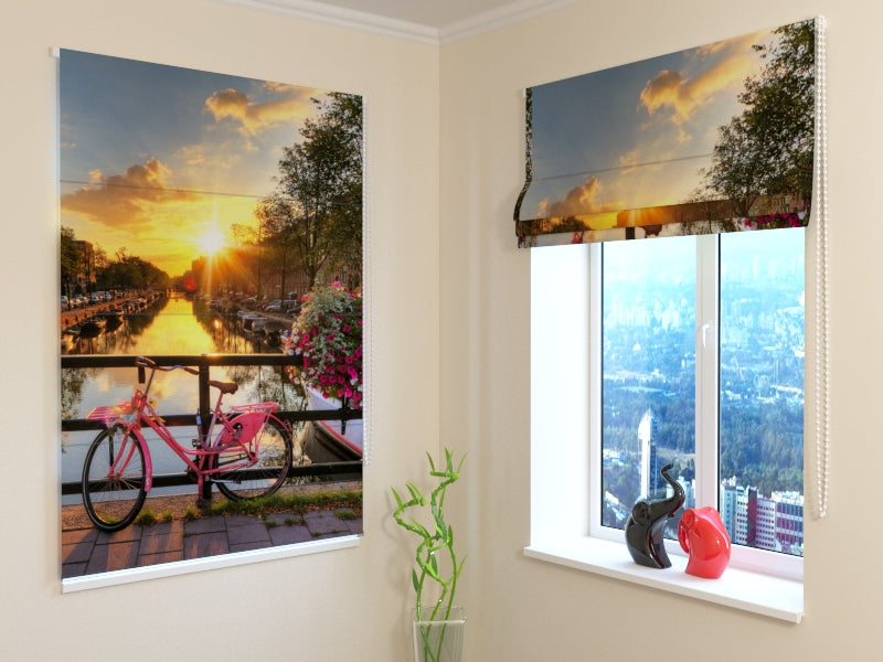 Tende a Pacchetto Magnifica Alba su Amsterdam acquistare Tende a Pacchetto Magnifica Alba su Amsterdam — Foto