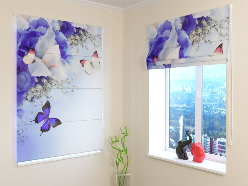 Tende a Pacchetto Iris Blu acquistare Tende a Pacchetto Iris Blu — Foto