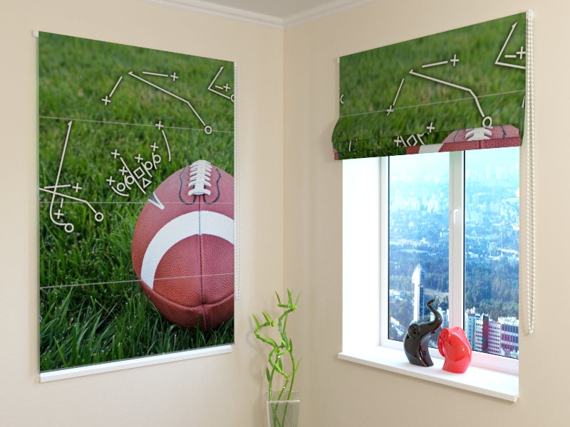 Tende a Pacchetto Schema Partita e Pallone acquistare Tende a Pacchetto Schema Partita e Pallone — Foto