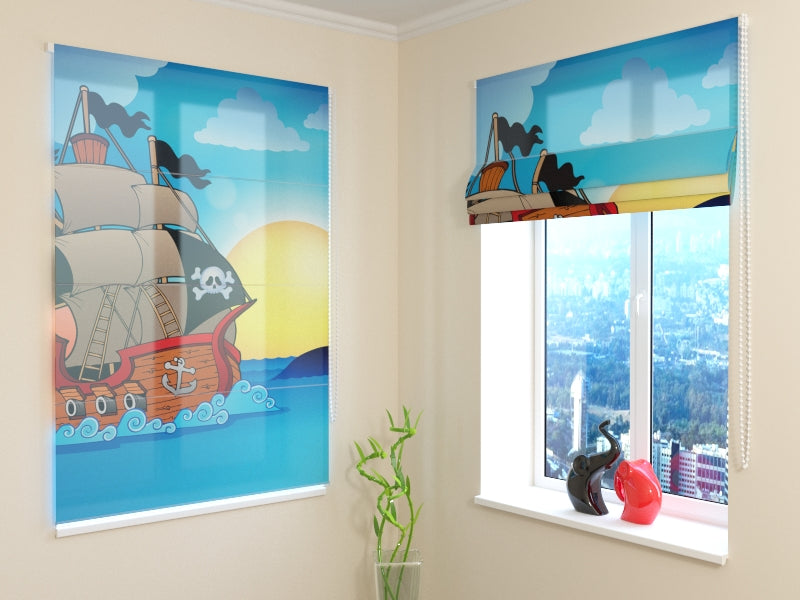 Tende a Pacchetto Nave Pirata acquistare Tende a Pacchetto Nave Pirata — Foto