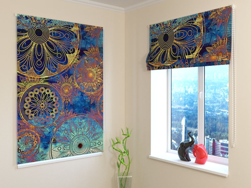 Tende a Pacchetto Ornamento Dorato acquistare Tende a Pacchetto Ornamento Dorato — Foto