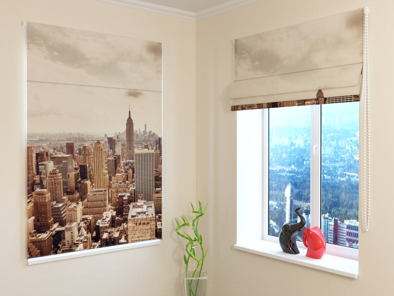 Tende a Pacchetto Veduta Aerea di Manhattan acquistare Tende a Pacchetto Veduta Aerea di Manhattan — Foto