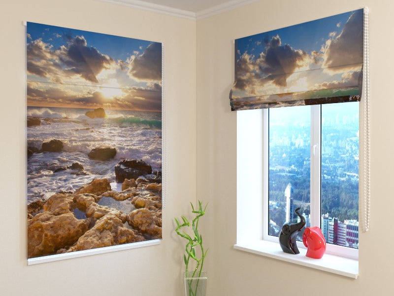 Tende a Pacchetto Sole tra le Nuvole acquistare Tende a Pacchetto Sole tra le Nuvole — Foto