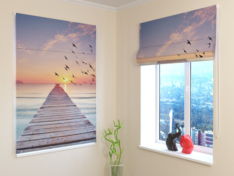 Tende a Pacchetto Alba sul Mare 2 acquistare Tende a Pacchetto Alba sul Mare 2 — Foto