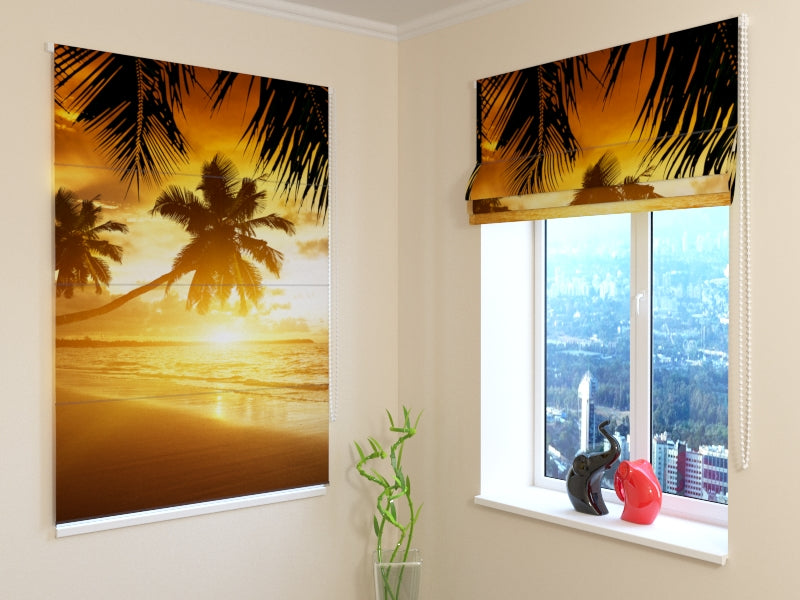 Tende a Pacchetto Tramonto ai Caraibi acquistare Tende a Pacchetto Tramonto ai Caraibi — Foto