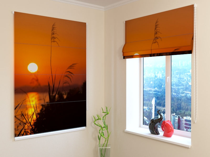 Tende a Pacchetto Tramonto sul Lago acquistare Tende a Pacchetto Tramonto sul Lago — Foto