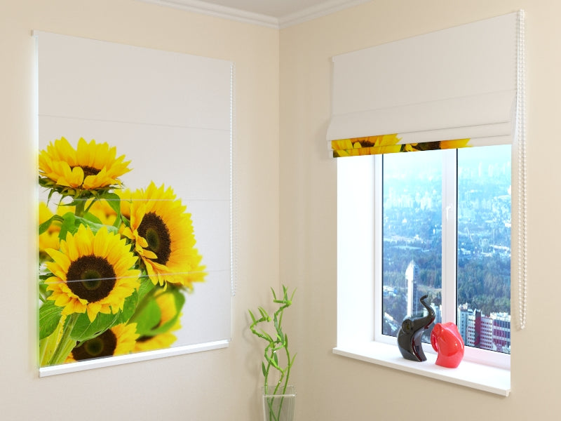 Tende a Pacchetto Girasoli Gialli acquistare Tende a Pacchetto Girasoli Gialli — Foto