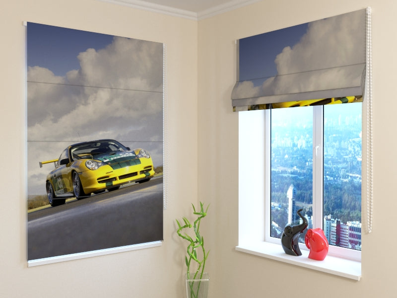 Tende a Pacchetto Supercar Gialla acquistare Tende a Pacchetto Supercar Gialla — Foto