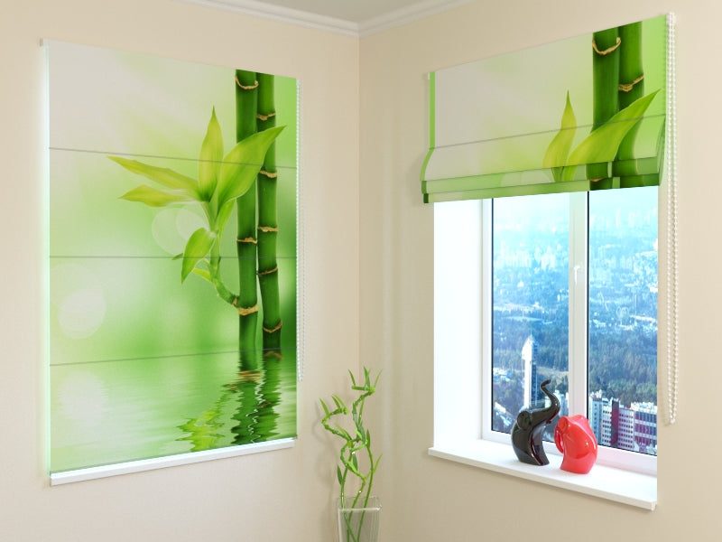 Tende a Pacchetto Bambù Verde acquistare Tende a Pacchetto Bambù Verde — Foto