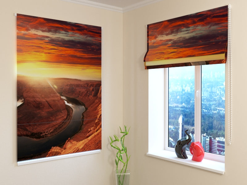 Tende a Pacchetto Horseshoe Bend al Tramonto acquistare Tende a Pacchetto Horseshoe Bend al Tramonto — Foto