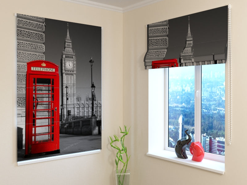 Tende a Pacchetto Cabina Telefonica a Londra acquistare Tende a Pacchetto Cabina Telefonica a Londra — Foto