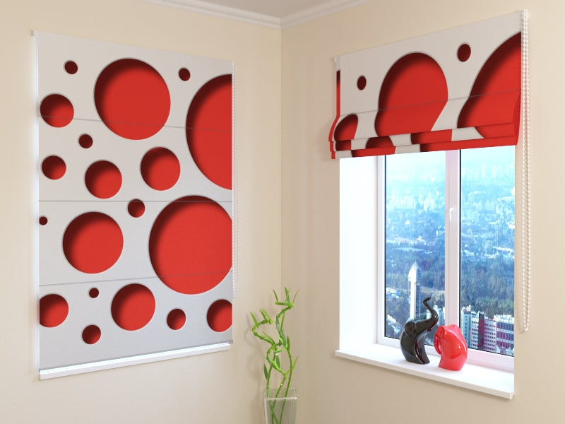 Tende a Pacchetto Stile Rosso acquistare Tende a Pacchetto Stile Rosso — Foto