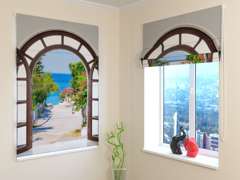 Tende a Pacchetto Armonia del Mare acquistare Tende a Pacchetto Armonia del Mare — Foto